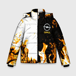 Зимняя куртка для мальчика Opel огонь текстура
