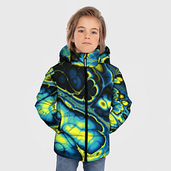 Куртка зимняя для мальчика Абстрактный узор, цвет: 3D-черный — фото 2