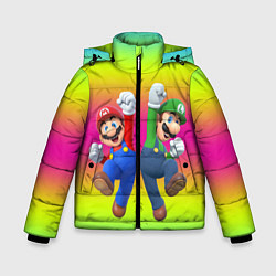 Зимняя куртка для мальчика Братья Марио