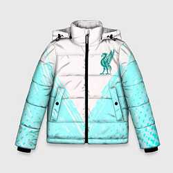 Куртка зимняя для мальчика Liverpool logo texture fc, цвет: 3D-красный