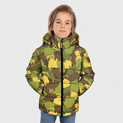 Куртка зимняя для мальчика Кухонная посуда - камуфляж, цвет: 3D-светло-серый — фото 2