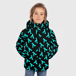Куртка зимняя для мальчика Half life pattern freeman valve, цвет: 3D-светло-серый — фото 2