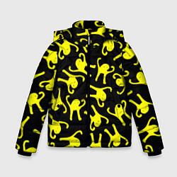 Куртка зимняя для мальчика Ъуъ съука pattern mem, цвет: 3D-черный