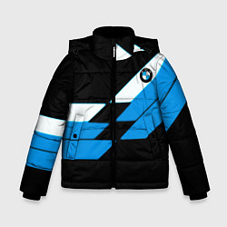 Зимняя куртка для мальчика BMW sport geometry blu