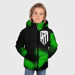 Куртка зимняя для мальчика Atletico Madrid sport halftone, цвет: 3D-черный — фото 2
