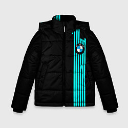 Куртка зимняя для мальчика BMW sport line geometry, цвет: 3D-красный