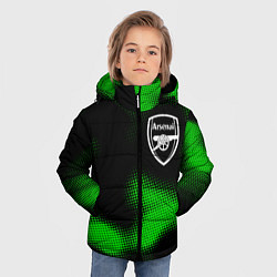 Куртка зимняя для мальчика Arsenal sport halftone, цвет: 3D-черный — фото 2