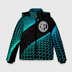Зимняя куртка для мальчика Inter football net