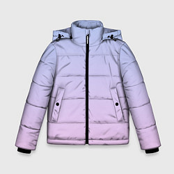 Зимняя куртка для мальчика Градиент лавандовый