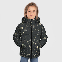 Куртка зимняя для мальчика Звёздная карта, цвет: 3D-красный — фото 2