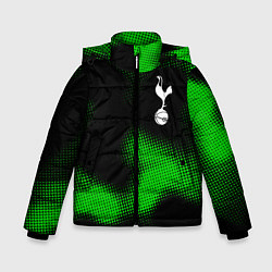 Куртка зимняя для мальчика Tottenham sport halftone, цвет: 3D-черный