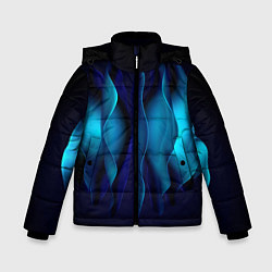 Куртка зимняя для мальчика Объемные пластины шаром, цвет: 3D-черный