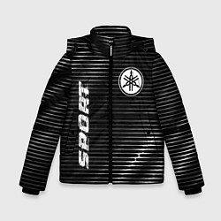 Куртка зимняя для мальчика Yamaha sport metal, цвет: 3D-черный