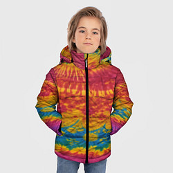 Куртка зимняя для мальчика Тай-даечка, цвет: 3D-светло-серый — фото 2