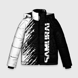 Зимняя куртка для мальчика Самурай штрихи - киберпанк 2077