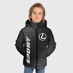 Куртка зимняя для мальчика Lexus sport carbon, цвет: 3D-черный — фото 2