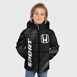 Куртка зимняя для мальчика Honda sport metal, цвет: 3D-черный — фото 2