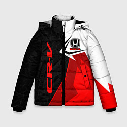 Куртка зимняя для мальчика Honda CR-V - sport uniform, цвет: 3D-черный