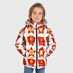 Куртка зимняя для мальчика Всегда готов КПСС, цвет: 3D-черный — фото 2