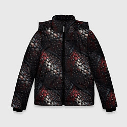 Куртка зимняя для мальчика Классическая старая броня текстура, цвет: 3D-светло-серый