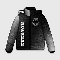 Куртка зимняя для мальчика Everton sport на темном фоне вертикально, цвет: 3D-черный