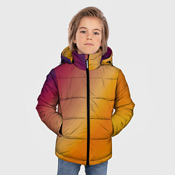 Куртка зимняя для мальчика Абстракция солнечный луч, цвет: 3D-черный — фото 2