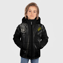 Куртка зимняя для мальчика Косуха нирвана, цвет: 3D-черный — фото 2