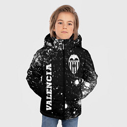 Куртка зимняя для мальчика Valencia sport на темном фоне вертикально, цвет: 3D-черный — фото 2