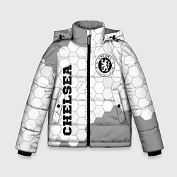 Куртка зимняя для мальчика Chelsea sport на светлом фоне вертикально, цвет: 3D-черный