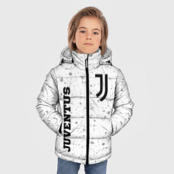 Куртка зимняя для мальчика Juventus sport на светлом фоне вертикально, цвет: 3D-черный — фото 2