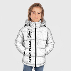 Куртка зимняя для мальчика Aston Villa sport на светлом фоне по-вертикали, цвет: 3D-черный — фото 2