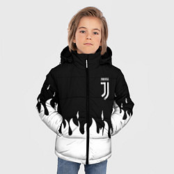 Куртка зимняя для мальчика Juventus fire, цвет: 3D-светло-серый — фото 2