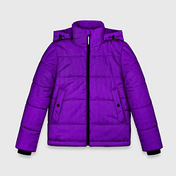 Зимняя куртка для мальчика Фиолетовый текстурированный