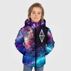 Куртка зимняя для мальчика The Sims space game, цвет: 3D-черный — фото 2