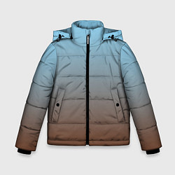 Куртка зимняя для мальчика Текстура градиент, цвет: 3D-красный