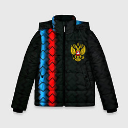 Зимняя куртка для мальчика Россия спорт герб