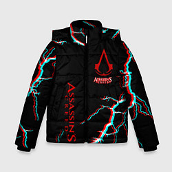 Куртка зимняя для мальчика Assassins Creed strom, цвет: 3D-черный