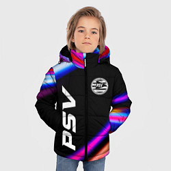 Куртка зимняя для мальчика PSV speed game lights, цвет: 3D-черный — фото 2