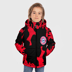 Куртка зимняя для мальчика Бавария Мюнхен огонь, цвет: 3D-светло-серый — фото 2