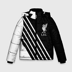 Куртка зимняя для мальчика Liverpool sport fc geometry, цвет: 3D-светло-серый