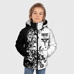 Куртка зимняя для мальчика Одни из нас узор блэк, цвет: 3D-черный — фото 2