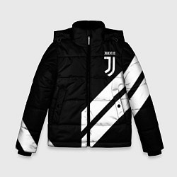 Куртка зимняя для мальчика Juventus line white, цвет: 3D-светло-серый