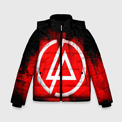 Куртка зимняя для мальчика Linkin Park: Red style, цвет: 3D-черный