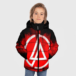 Куртка зимняя для мальчика Linkin Park: Red style, цвет: 3D-черный — фото 2