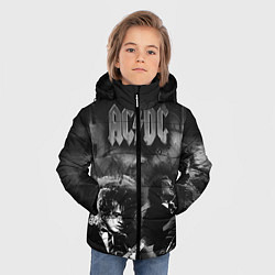 Куртка зимняя для мальчика AC/DC, цвет: 3D-черный — фото 2