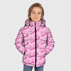 Куртка зимняя для мальчика Barbie Pattern цвета 3D-черный — фото 2