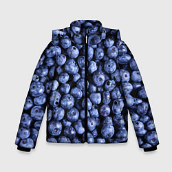 Куртка зимняя для мальчика Черника, цвет: 3D-черный