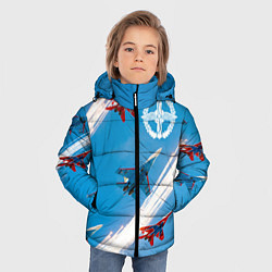 Куртка зимняя для мальчика Самолеты ВВС, цвет: 3D-черный — фото 2