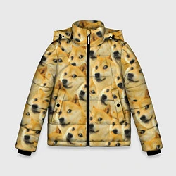 Куртка зимняя для мальчика Doge, цвет: 3D-светло-серый