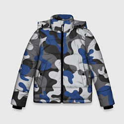Куртка зимняя для мальчика Зимний камуфляж, цвет: 3D-светло-серый